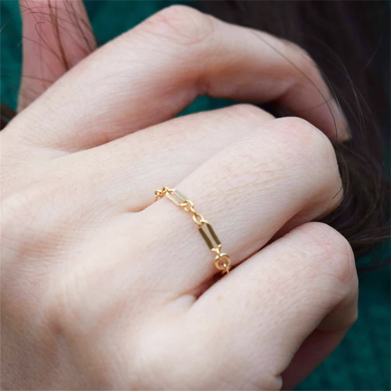 14K Gold Filled Minimalism Rings Knuckle Ring Gold Jewelry Anillos Mujer Bague F - $57.84