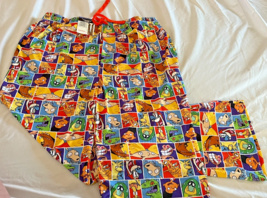 Men&#39;s Sleep Pants Size 2xl Nickelodeon Lounge Pajamas Arnold Ren Stimpy ... - £15.93 GBP