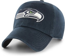 Seattle Seahawks Ots Challenger Relaxed Fit Adjustable Men&#39;s Hat Cap Nwt - £13.80 GBP