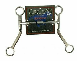 Reinsman Western Saddle Horse 5.25&quot; Stainless Steel Roller Snaffle Bit - £30.53 GBP