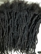 100% Human Hair Locks handmade Dreadlocks 120 pieces8&quot; 10&quot; 12 &quot; black 1b - $486.85