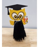 Honeycomb Crepe Paper OWL Vintage Hallmark Graduation 6 inch Table Decor... - $31.20 CAD