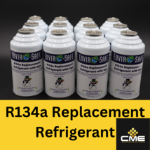 Enviro-Safe Auto R134a Replacement Refrigerant with dye- CASE OF 12 CANS! - £79.24 GBP