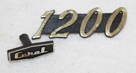 Coral 1200 Speaker Grill Emblem Badge Logo  ~ One Only ~ Very Good + - $12.99