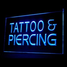 100016B Tattoo Bone Piercing Artistic Traditional Valentine Wolf LED Lig... - £17.37 GBP