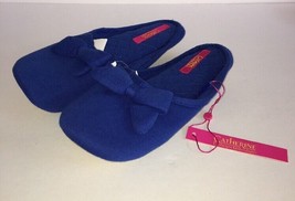 Women&#39;s Slippers House Catherine Malandrino Size9-10 LG Blue W Bow Tie-S... - $18.69