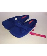 Women&#39;s Slippers House Catherine Malandrino Size9-10 LG Blue W Bow Tie-S... - $18.69