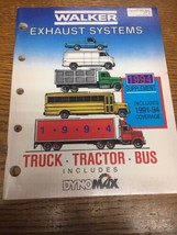 Vintage 1994 Walker Trucks Tractors &amp; Buses Exhaust Systems Catalog - $23.71