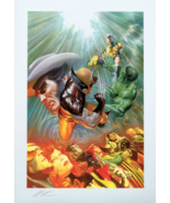 SOLD OUT Alex Ross Signed Death of Wolverine Sideshow EXC Art Print X-Me... - $5,597.67 MXN