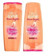Loreal Elvive Dream Lengths Shampoo Conditioner Set 12.6 oz Restoring De... - £10.02 GBP