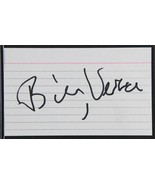 Billy Vera Signed Autographed 3x5 Index Card - $7.95