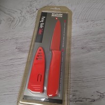 Kuhn Rikon 4 Inch Nonstick Colori Paring Knife Red NEW NIB - £8.50 GBP