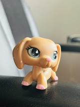 LPS #909 Authentic, Rare Tan Dachshund With Pink Polka Dots (Pristine Condition) - £430.85 GBP