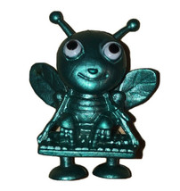 Alien Bee Silver Color Miniature Vintage Playing The Keyboard Figure RARE - $69.95