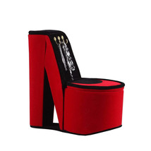 Red Velvet High Heel Shoe Jewelry Box - 9&quot; - $48.99
