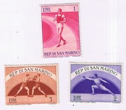 Stamps San Marino Sports 345-347 MNH - £0.53 GBP