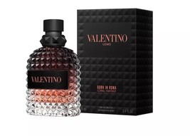 Valentino Uomo Born In Roma Coral Fantasy 3.4 oz EDT Cologne New In Box - €35,90 EUR