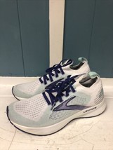 Brooks Levitate Stealthfit 5 Womens 6.5 Running Shoes White Blue Athleti... - £54.02 GBP