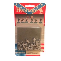 Heritage USA ACW Mini 15mm Confederate Infantry Defending Pack Set 6751 New - £33.29 GBP