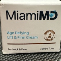 Miami MD Age Defying Lift &amp; Firm Cream 30ml For Neck &amp; Face BHA Free 50 ml - £29.78 GBP