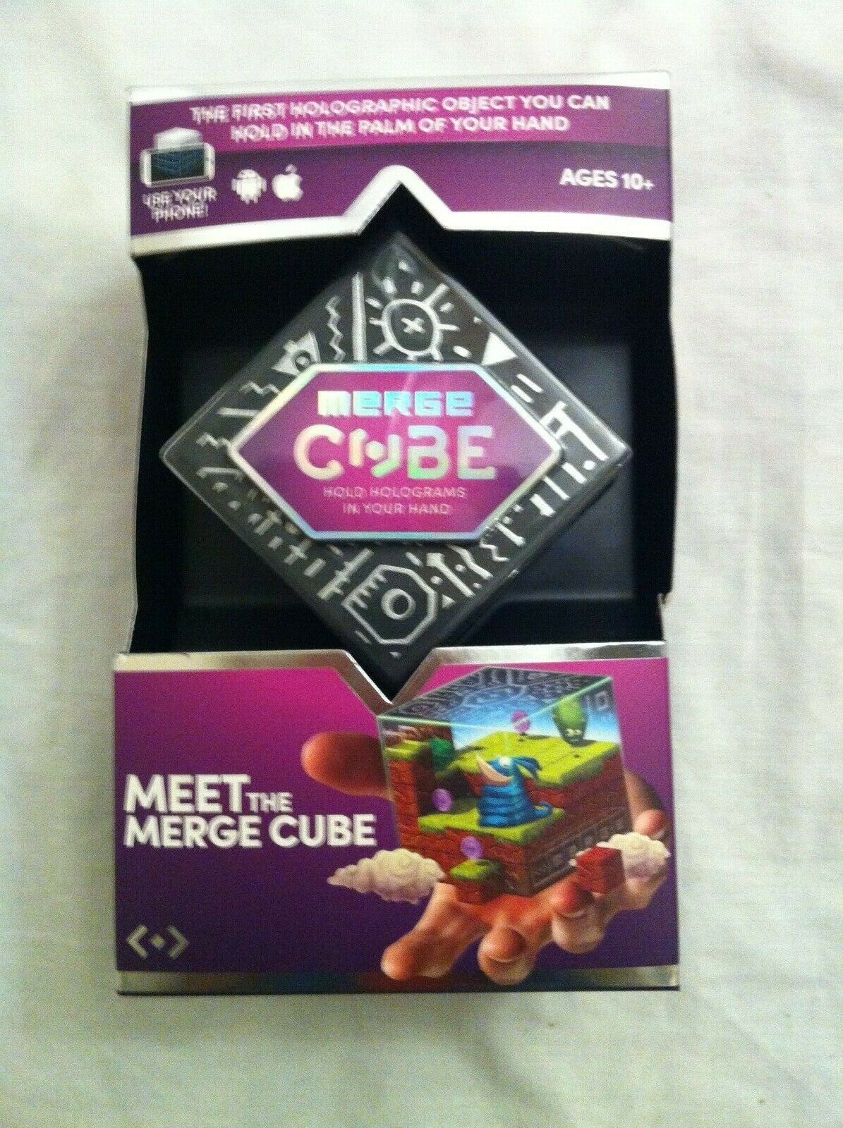 Merge Cube Hold Holograms in Your Hand Virtual Game Toy for IOS Android ... - $11.60