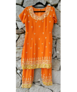 Kurta Pant Set for Women Readymade Indian Pakistani Pre Owned Party Wear XS - £28.30 GBP