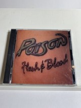 POISON Flesh &amp; Blood CD 1990 Enigma Capitol CBP-591813 new sealed - £15.16 GBP