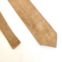 Vintage Skinny Suede Leather Neck Tie Womens Fashion 50in Long 1.75in Wide READ - £23.47 GBP