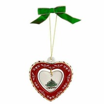 Spode Christmas Tree Heart Ornament C21075 - £23.52 GBP