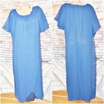 Vintage Lily Lynn Sz 20 Layered Flowing Elegant Dress Sheer - £30.68 GBP