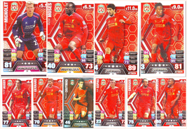 Topps Match Attax 2013-14 Premier League Liverpool Players Cards - £3.59 GBP