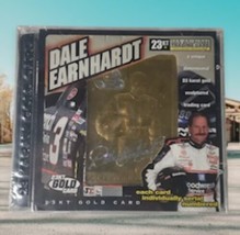 Dale Earnhardt Sr NASCAR Orig Collectible 23KT Gold Trading Card In Case ￼ Rare - $30.00