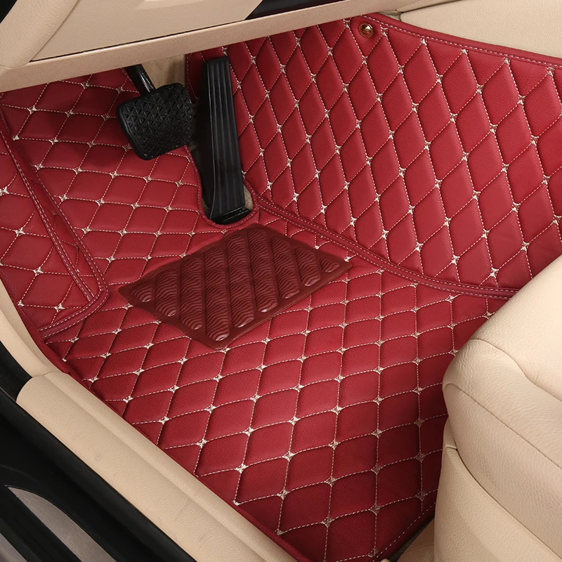 Custom Leather Car Floor Mats 100％ For Chevrolet Captiva 2012-2016 Auto Foot - $33.91+