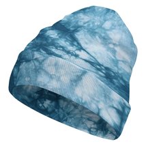Mondxflaur Tie Dye Winter Beanie Hats Warm Men Women Knit Caps for Adults - £15.16 GBP