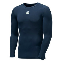 Men&#39;s XL Adidas TF/Techfit C&amp;S cut sewn winter Long sleeve Top/shirt z34106 navy - £19.13 GBP