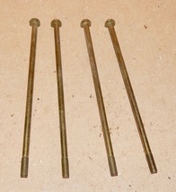 10/32 x 5&quot; Screws Brass Plated Slot Head You Choose Amount USA 182K - $3.89