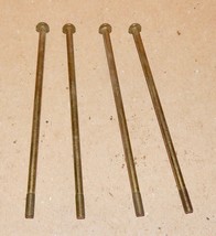 10/32 x 5&quot; Screws Brass Plated Slot Head You Choose Amount USA 182K - £3.11 GBP