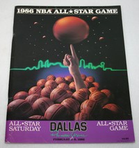 Vintage 1986 Nba All Star Game Program Larry Bird Magic Johnson Dr. J Jordan - £46.70 GBP
