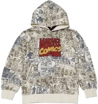 Marvel Comics Big Boy All Over Print with Front Pockets Hoodie Sweatshirt (M-12) - £15.56 GBP