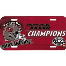 super bowl xxxviii champs tampa bay buccaneers nfl football logo license plate - £24.12 GBP