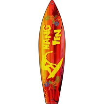 Hang Ten Surfing Novelty Mini Metal Surfboard MSB-099 - £13.27 GBP