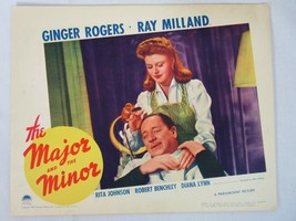 The Major and the Minor 1942 11X14 Lobby Card Ginger Rogers Ray Milland (B) - £136.88 GBP