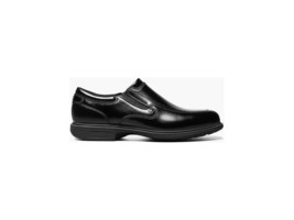 Nunn Bush Bleeker Street Bike Toe Slip On Comfortable Shoes Black 84357-001 image 2