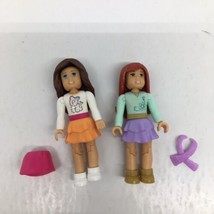 2 Mega Bloks Construx American Girl  Mini Figures Series 1 - £11.46 GBP