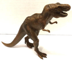 SCHLEICH Tyrannosaurus Rex 8&quot; Tall Brown Dinosaur Figure - £15.82 GBP