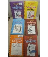 Lot of 6 Diary of a Wimpy Kid Hard Cover Books Third Wheel Cabin Fever D... - £7.46 GBP