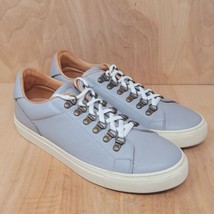 Rodd and Gunn Mens Sneakers Size 9 M Gray Leather Casual Shoes Low Top - $48.87