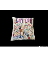 Catstudio Hand-Embroidered LONDON XL Pillow 30" X 30" Retail $750 - $396.00