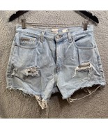 Vintage Calvin Klein Easy Fit Jeans Cut Off Mom Shorts Light Wash Women&#39;... - £6.63 GBP