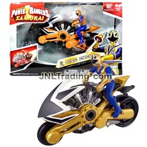 Year 2011 Power Rangers Samurai Vehicle Set - LIGHT DISC CYCLE with Gold Ranger - £44.22 GBP